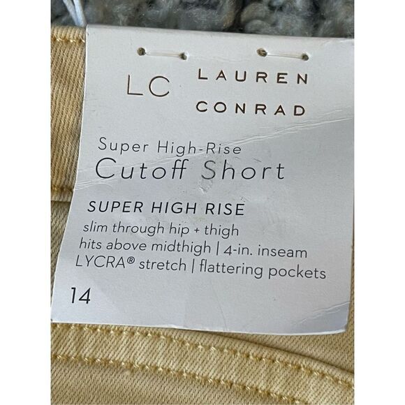 ❤️LC Lauren Conrad High Rise Jean Shorts NWT - Picture 6 of 6